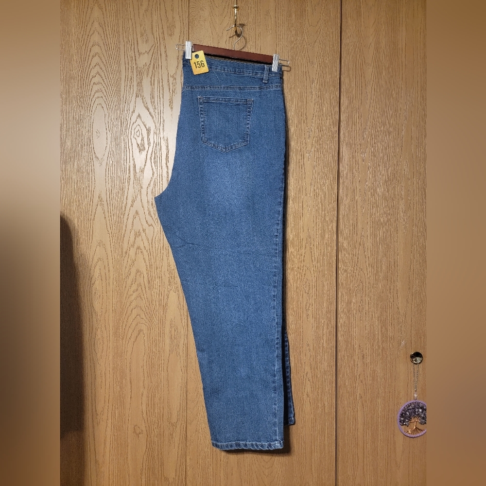 Gloria Vanderbelt Jeans "Amanda" Size 24W Average Length Light Blue NWOT